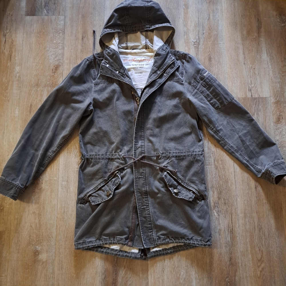 Weatherproof Vintage Authentic Sportswear Men's Jacket Denim Stonewash Small - Picture 11 of 12